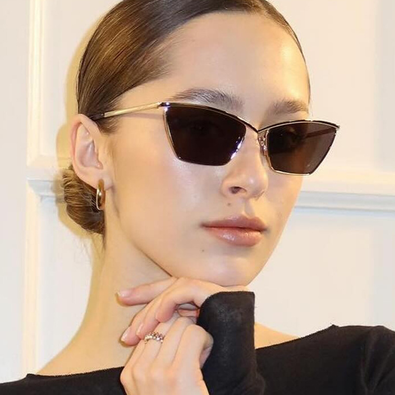Sunglasses Uv400 - New Metal Cat's Eye Fashion Retro