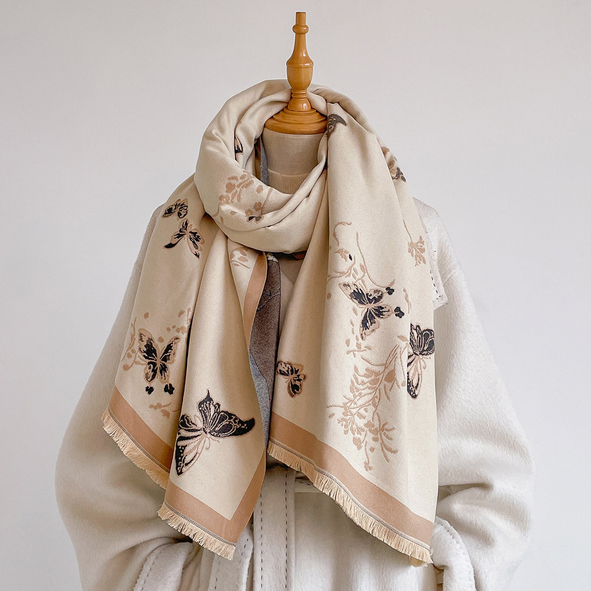 Women Imitation Cashmere Scarf - Cashmere Scarf ulasan dan harga