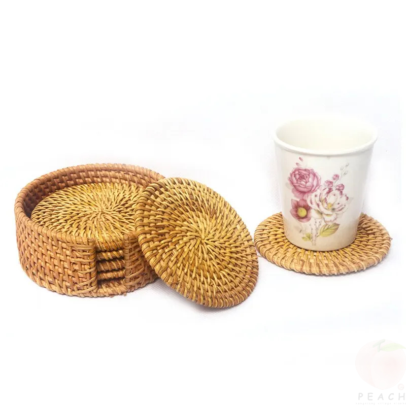 6Pcs Drink Coasters Set For Ku - Marble Coaster Set ulasan dan harga