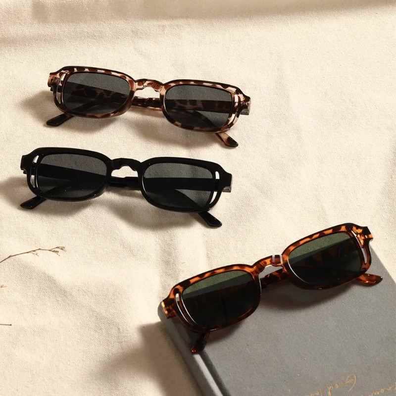 Luxurious Rectangle Sunglasses - Designer Sunglasses ulasan dan harga