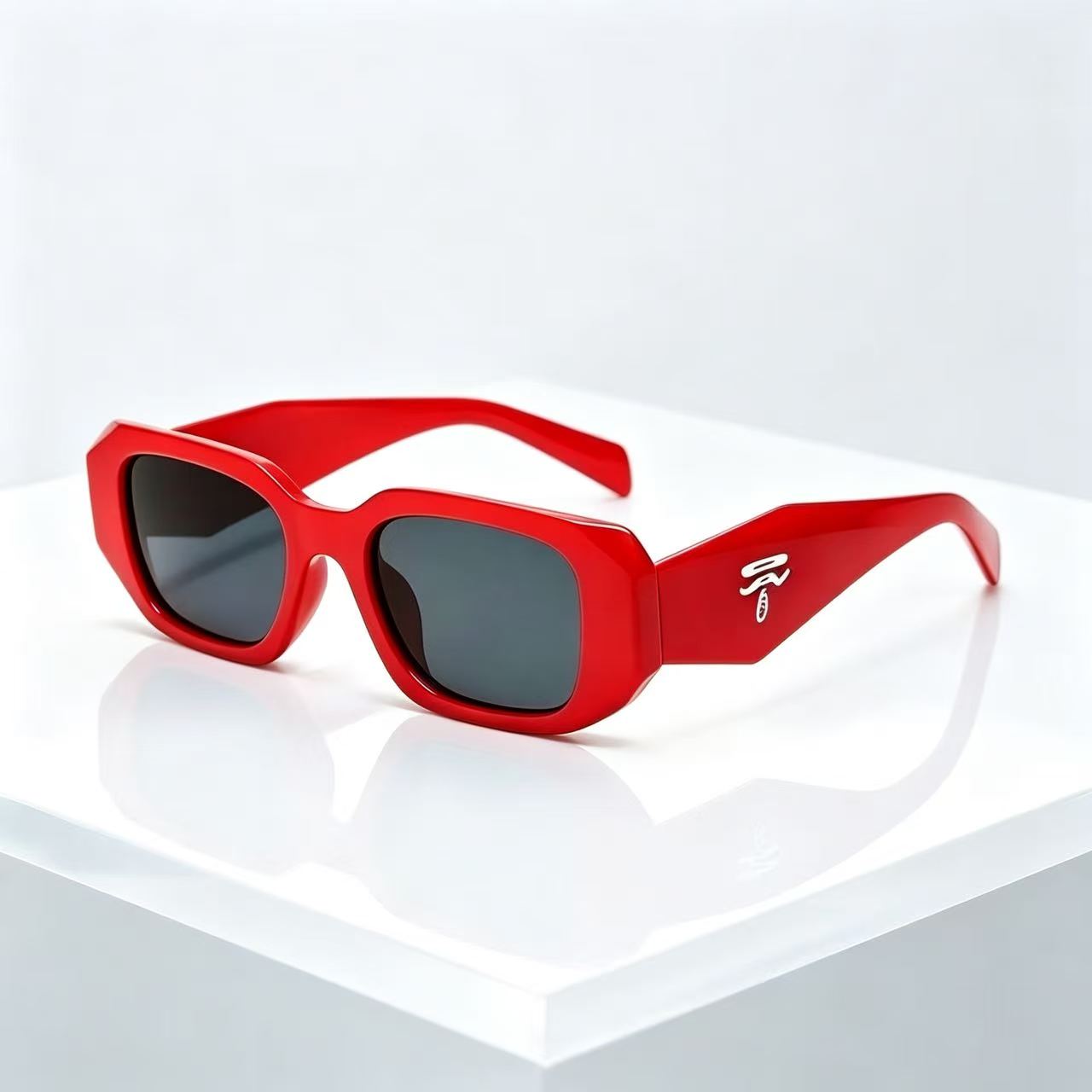Vintage Square Unisex Men Wome - Designer Sunglasses ulasan dan harga