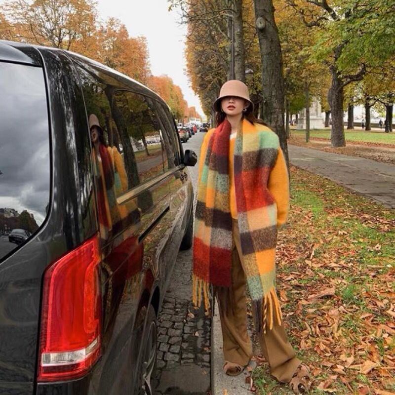 NEW Luxury Winter Thick Warm S - Cashmere Scarf ulasan dan harga