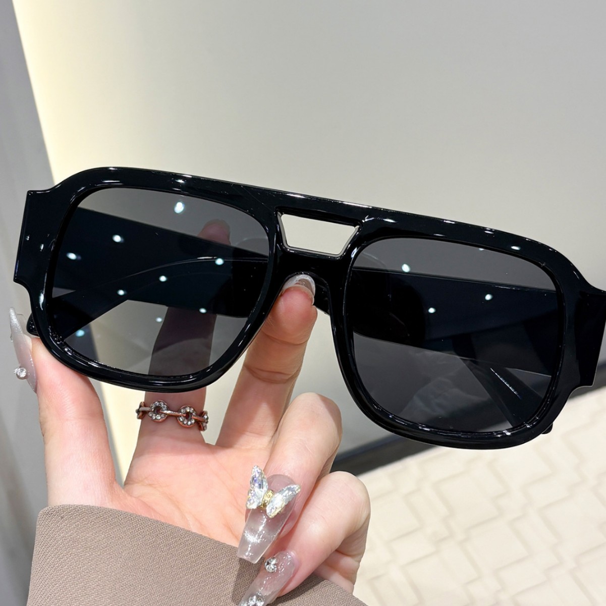 Retro Aviator Sunglasses New Y - Sunglasses Uv400 ulasan dan harga