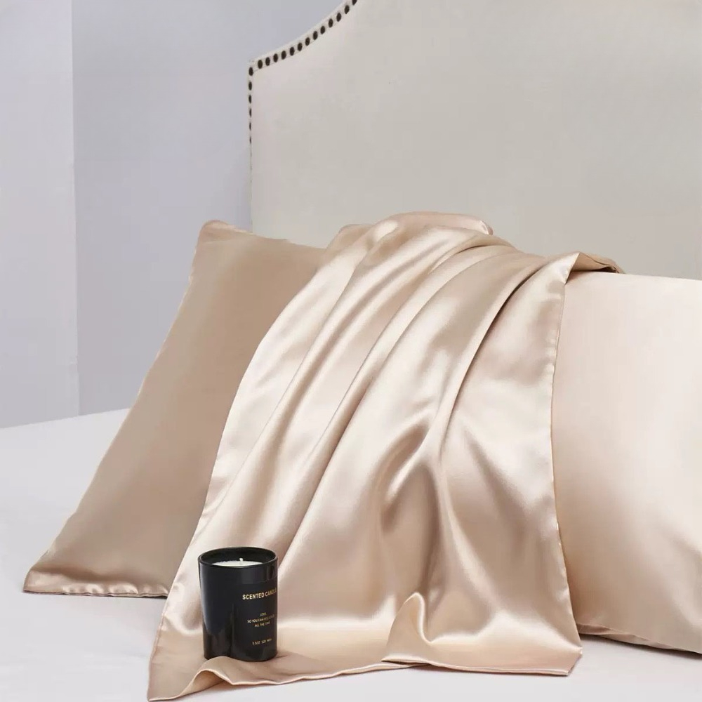 1 Piece Silky Stain Pillowcase - Silk Pillowcase ulasan dan harga