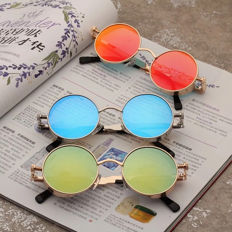 New Metal Steampunk Sunglasses - Designer Sunglasses ulasan dan harga