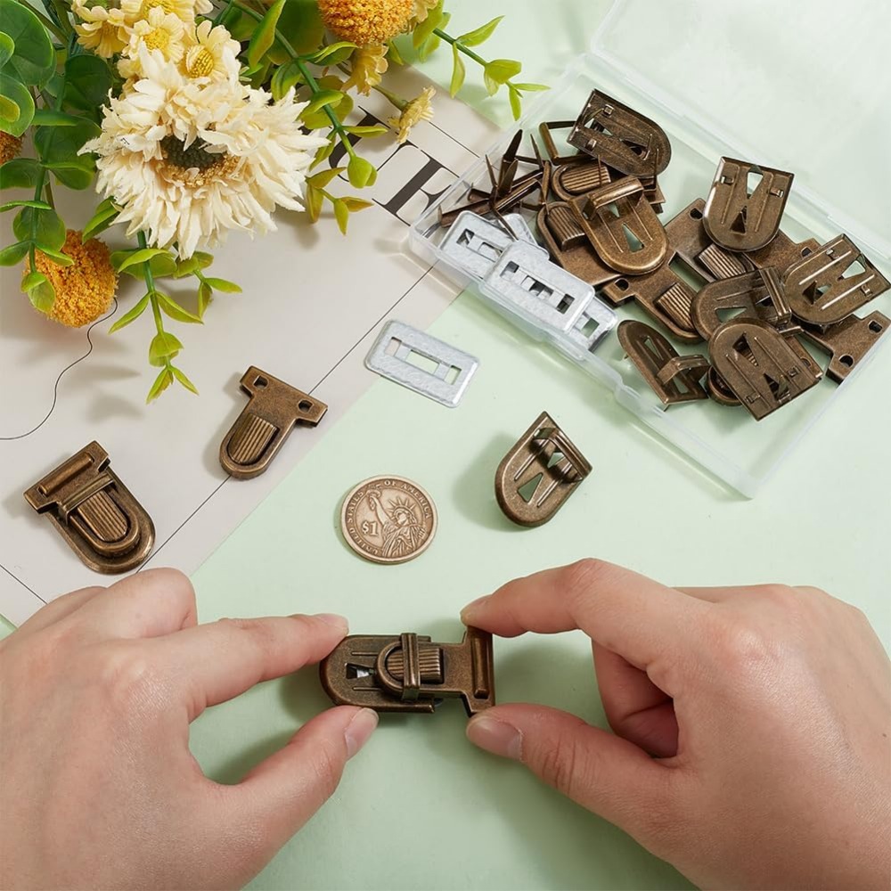 10 Sets Iron Purse Push Locks  - Leather Briefcase ulasan dan harga